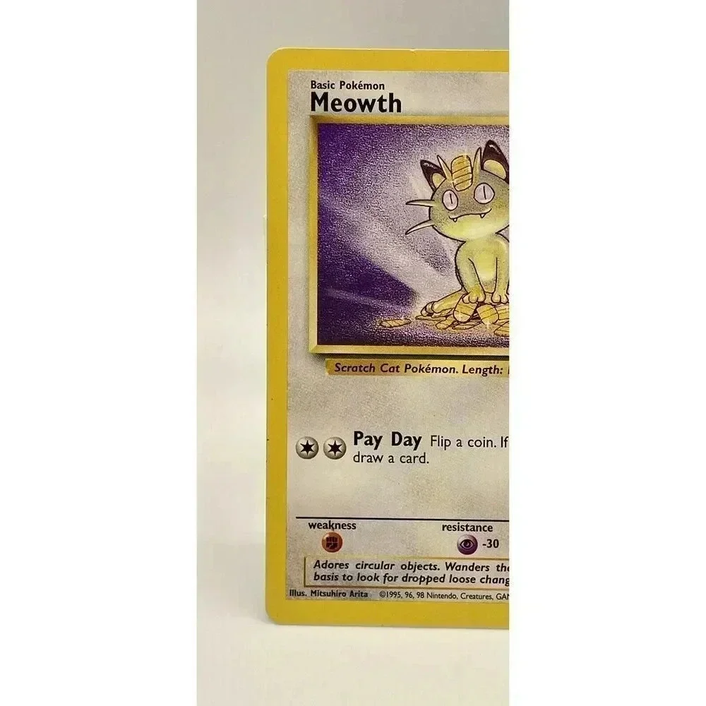 Meowth‎ Jungle Set Non Holo Common 56/64 Pokemon Vintage 1999 WOTC LP